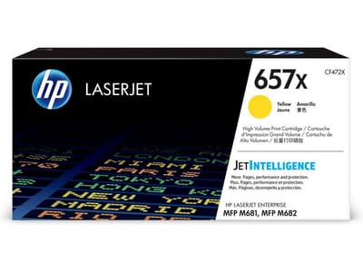 HP CF472X nr. 657X toner cartridge geel hoge capaciteit (origineel)