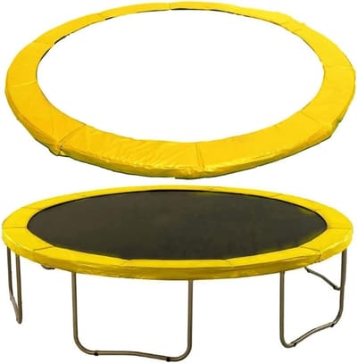 Trampoline Randbescherming - Veiligheidspad - Trampoline Veiligheid - Universele Pasvorm - 15ft Diameter - Geel