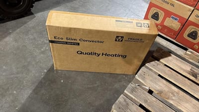 Elektrische Verwarming - Convectie Paneel - Ruimte Verwarmen - Ingebouwde Wifi Thermostaat - 61.5 x 5 x 40 cm - Wit