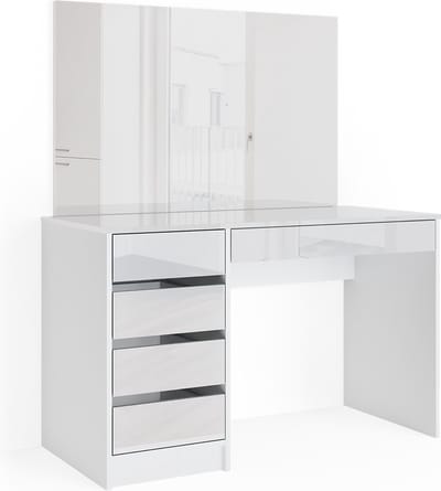 Vicco Sherry Kaptafel – 120 cm Wit