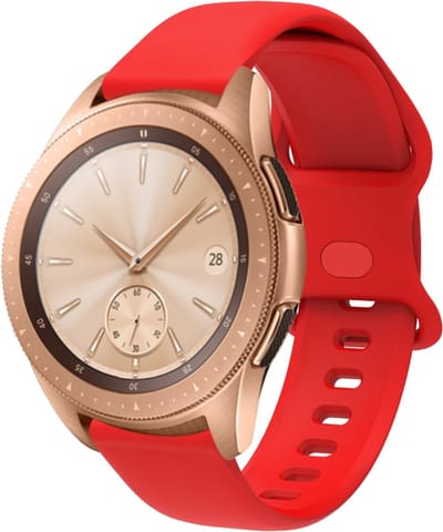 Siliconen bandje - geschikt voor Garmin Vivoactive 4 / Venu 2 / Venu 3 / Forerunner 255 / 265 - rood