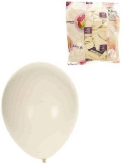 Balloonia Helium ballonnen - Wit - 100 stuks - Ø 27 cm