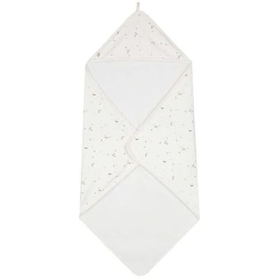 Prénatal badcape Ster en Maan Ivory White unisex