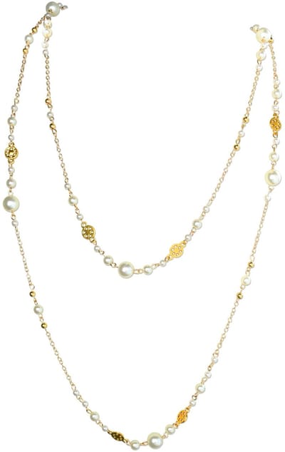 Parelketting, dames halskettingen parels, gelaagde halsketting, sieraden, dames parels, halsketting, gouden parels, gelaagde ketting