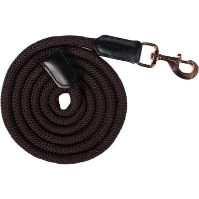 HKM - Halstertouw -Rosegold Glamour- Style karabijnhaak - Bruin
