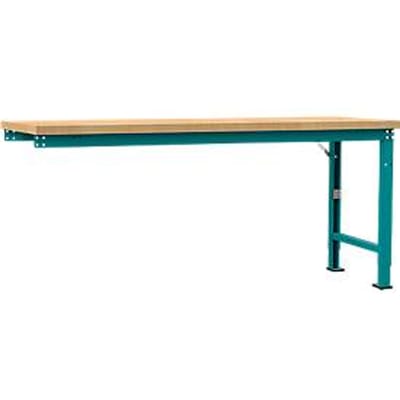 Manuflex aanbouw-werkbank Profi speciaal, tafelblad multiplex, 2000 x 700 mm, waterblauw