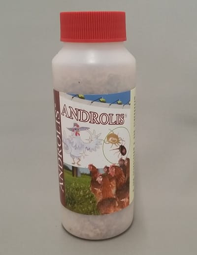 Androlis M - Roofmijten tegen Bloedluis | Bloedluis bij Kippen | 5.000 Androlis M | 10 kippen | 1 m2 | 100% natuurlijk | Veerluis | Vogelluis | Vogelmijt