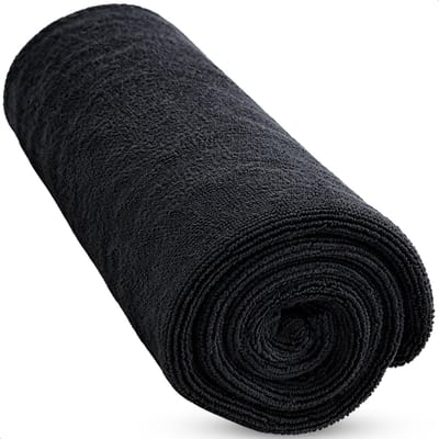 Luft ultra absorberende Microvezel Droogdoek - 60 x 80 - Badkamer en Auto - Microvezeldoekjes - Sterk - Zwart - 1300 GSM