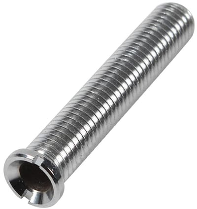 M12 x 70mm Holle Schroef voor Keukenspoelbak, Ideaal voor Strainer Basket en Stopper, Duurzaam Messing, Perfect voor Waterafvoer en Installatie