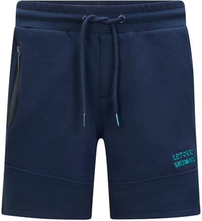 Retour dribble short in de kleur marine.