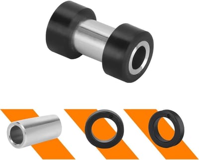 Set van Strut Bushing voor Mountainbike Achterstructuur, Aluminium Precisiesleeve en Rubber Seal voor 14 mm Struts en 24 mm Compatibiliteit