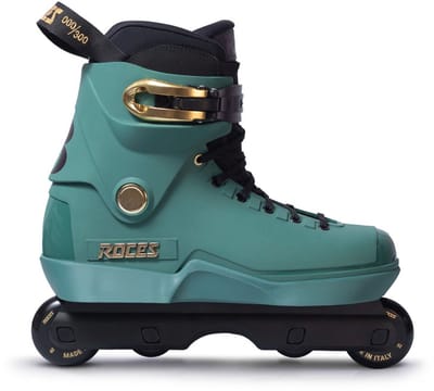 Roces M12 LO Plus Cypress Stunt Skates Volwassenen - Aggressive Inline Skates - Groen - Maat 40
