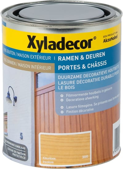 Xyladecor - Ramen & Deuren (Solvent) - Kleurloos - 0,75 L