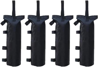 Dailygoods- Gewichtzakken 4 stuks - Waterdicht - Zandzakken - Tent gewichten - Paviljoenverzwaring - Lichtgewicht - 50 x 20 cm - Tentgewicht