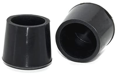 Siliconen Stoelpoot Beschermers - Rond, 4 Stuks, Geschikt voor Meubelpoten met 25 mm Binnen Diameter