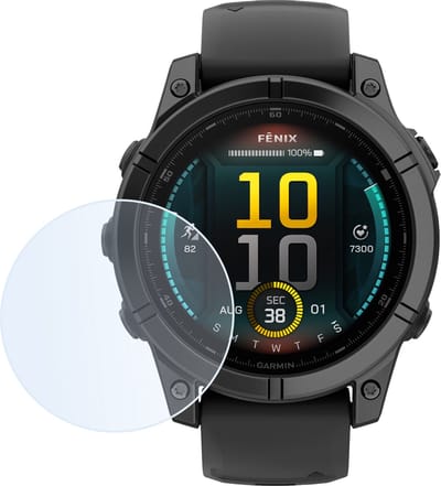 Screenprotector Geschikt voor Garmin Fenix E (47 mm) Screenprotector Bescherm Glas Screen Protector - Screenprotector Geschikt voor Garmin Fenix E Gehard Glas