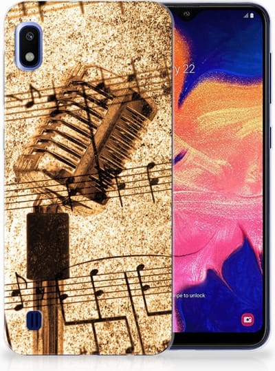 Samsung Galaxy A10 Siliconen Hoesje met foto Bladmuziek