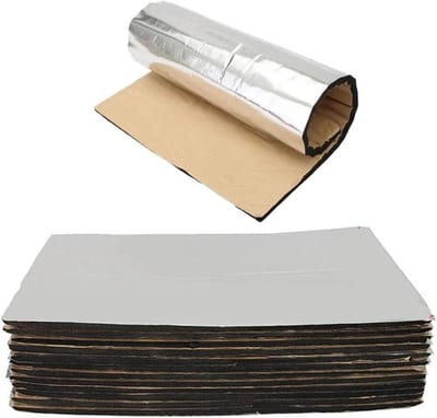 Isolatiemat Auto - Geluiddemper Mat - Geluidsisolatie Motor - 5mm Dikte - 20 Stuks - Zilver