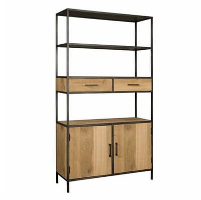 Tower Living Boekenkast Luna eikenhout 115 cm - Naturel