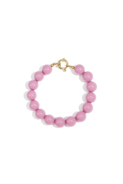 Beady Babe Charm Armband | Mauve | Kralenarmband
