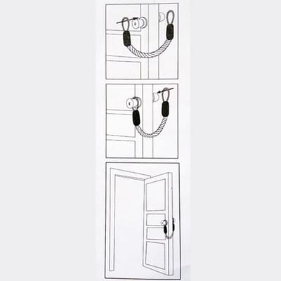 Dailygoods- Deurstoppers - Henneptouw - Decoratieve Deurstopper - Huisdier Beschermers - Anti-Clip Deurgreep - 22,88 inch