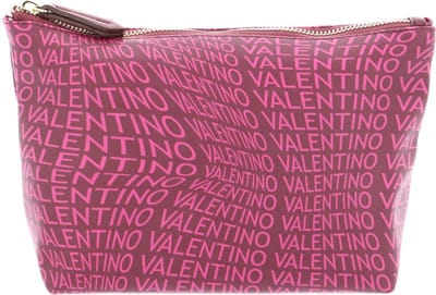 VALENTINO Toilettas Samosa Punch Cosmetic Purse Bord / Malva Wijnrood
