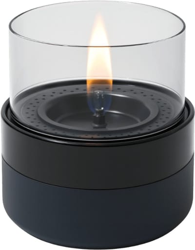 Tenderflame Rosie 14 Tafelhaard - Black Smoke Keramiek - Sfeerhaard Binnen - Tenderfuel - Bio-Ethanol Alternatief - Rookvrij, veilig, schoon en geurarm
