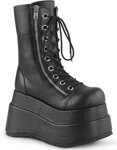 DemoniaCult - BEAR265 Plateau Laarzen - US 12 - 42 Shoes - Zwart