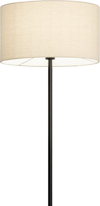 Lumidora Vloerlamp 31269 - REGINA - E27 - Zwart - Beige - Metaal - ⌀ 45 cm