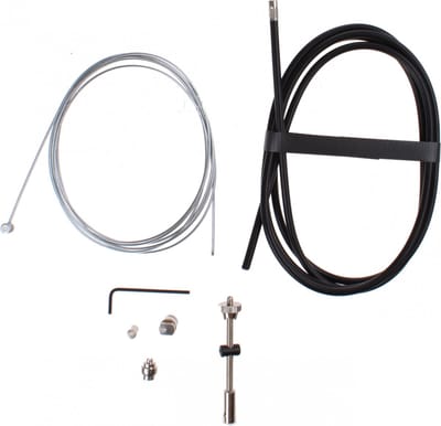 Slurf Trommelremkabel achter - RVS - 230 cm binnenkabel - 175 cm buitenkabel - Zwart