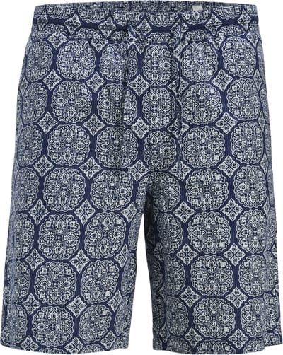 JACK&JONES - JPSTJAIDEN SEERSUCKER AOP SHORT MI JNR - Jongens - Bermuda shorts
