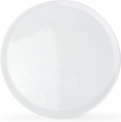 Yong Pizzabord - Ø 33 cm - Porselein - Wit (set van 6)