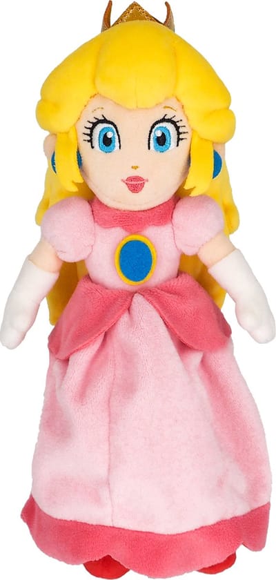 Nintendo Together + Super Mario Bros – Princess Peach Official Licensed knuffel – 26 cm