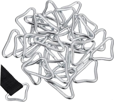 Trampoline Ringen - Gegalvaniseerde Gespen - Trampoline Reparatie - Robuust Staaldraad - 30 Stuks - Zilver