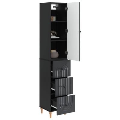 vidaXL - Kast - Set - 2 - st - Bewerkt - hout