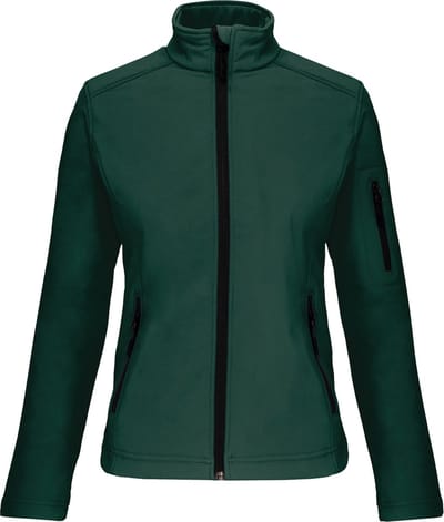 Kariban Dames softshell jas K400 - Bottle Green - S