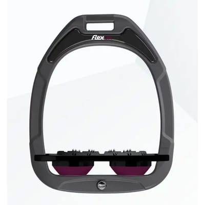 Ultra Grip Platte Klemmen Antraciet/Zwart/Pruim Flex-On Green Composite