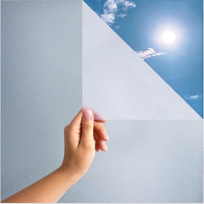 Matte raamfolie voor privacy - 30x200 cm - Zelfklevend met statische hechting