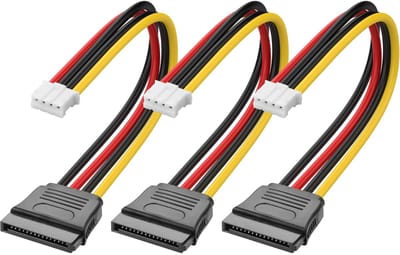 SATA 15 Pin Adapter 4 Pin - PH 2.0 naar SATA - 18cm 20AWG - Ideaal voor SSD/HDD upgrades - ShopVlot