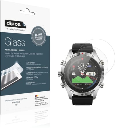 dipos – 2x Matte Pantserfolie geschikt voor MechKit G7 | 9H Screenprotector