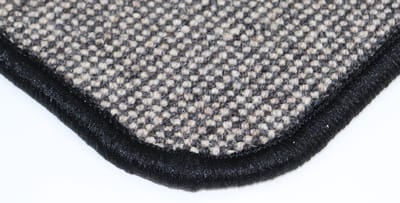 PRIMA - Wollen Vloerkleed - Naast bed/bank - Warme voeten - Loper - Keukenmat - Diva - antraciet - bruin - ecru - 40x160cm