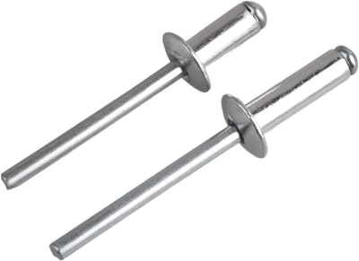 Aluminium Blindklinknagels - Trekankers Koepelkop - Bevestigen van Materialen - Lichtgewicht Aluminium Legering - M3.2 50 stuks - Grijs