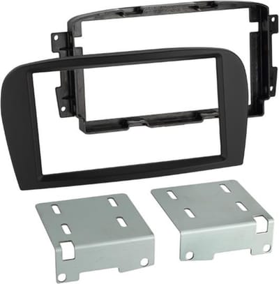 2-DIN Paneel geschikt voor Mercedes Benz SL-Klasse R230 2001-2005 - Kleur: Zwart