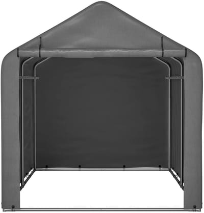 Amolass - Fietsenstalling - Fietsberging - Fietsgarage - Gereedschapschuur - 220x160x165cm - Grijs - Met Roldeur - Waterdicht