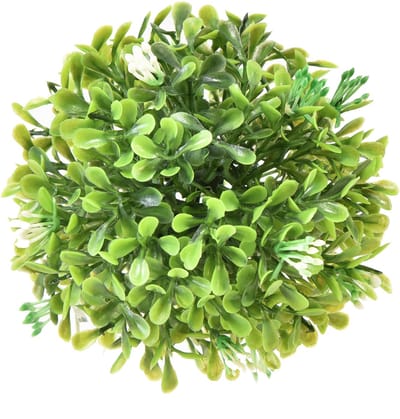 Mini buxusbol met bloemendoosbol groen Ø10cm