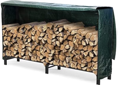 Firewood Rack - haardhoutrek \ haardbestek, brandhoutrek \ fireplace cutlery, firewood rack 2 m