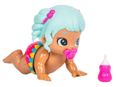 Little Live Bizzy Bubs Kruipende Baby Poppy - Speelfiguur