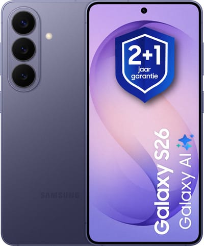 Samsung Galaxy S26 - Smartphone - 256GB - Cobalt Violet + 1 jaar extra garantie