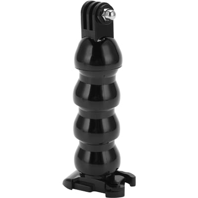 FLW 268 Zachte Monopod Zwanenhals Klembevestiging Actiecamera Bevestiging aan Rijbevestiging 4 Secties black