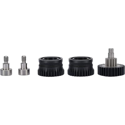 Kit d'engrenages d'extrusion Noir Acier Trempé Revêtement DLC Kit d'engrenages à Double Roulement pour K1 K1 Maximum K1C black